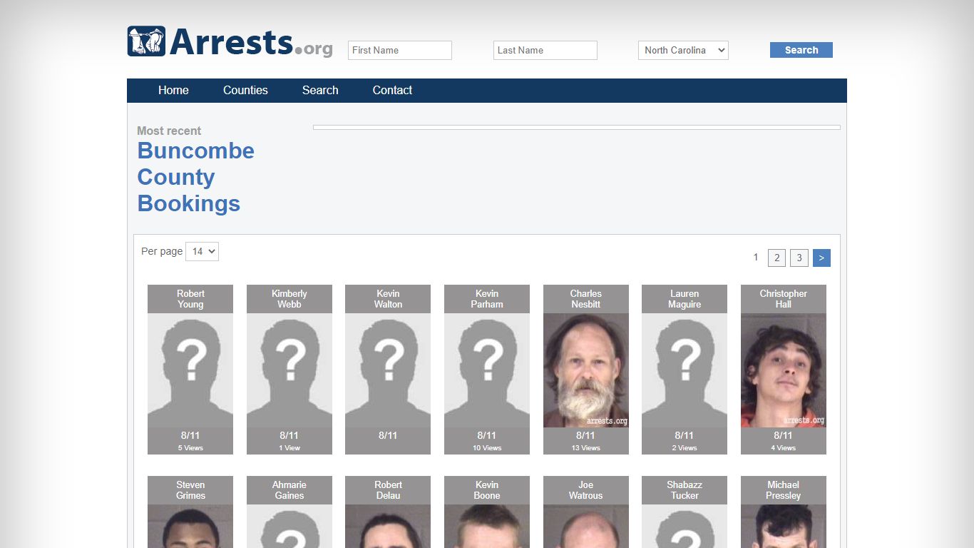 Buncombe County Arrests and Inmate Search